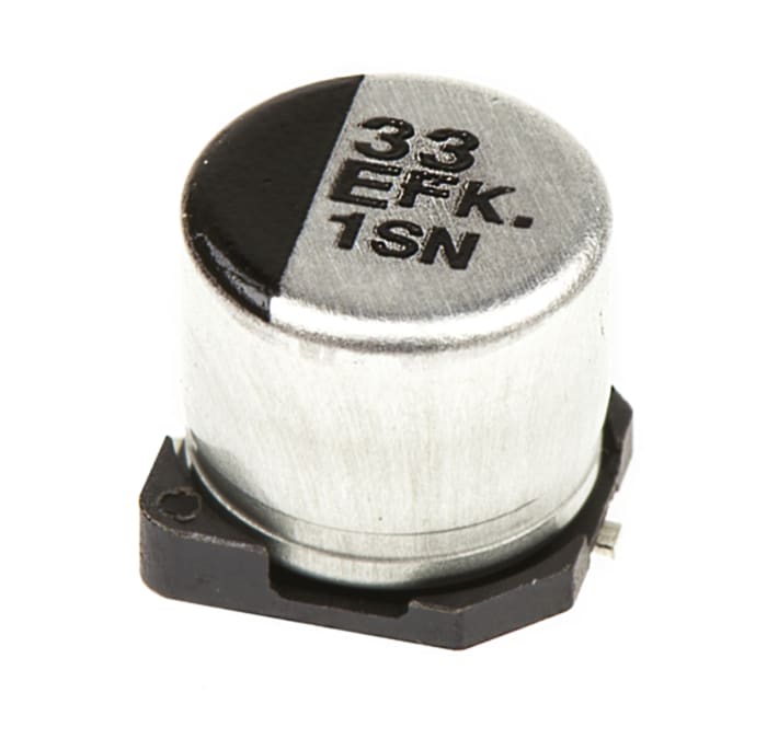 Panasonic 33μF Aluminium Electrolytic Capacitor 25V dc, Surface Mount - EEEFK1E330AP