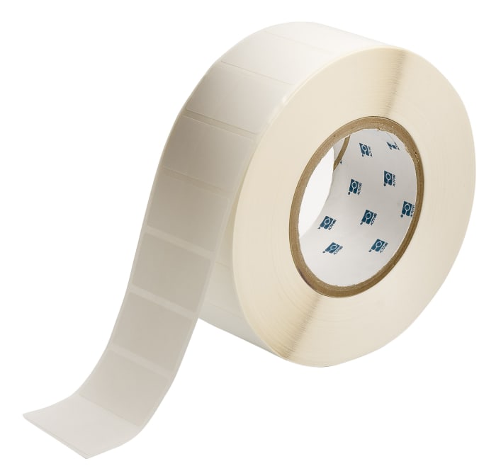 Étiquettes d'imprimante Brady x 50,8 mm sur Blanc