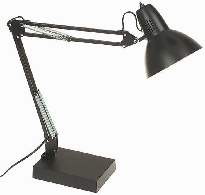 Standard weighted base desk lamp,60W