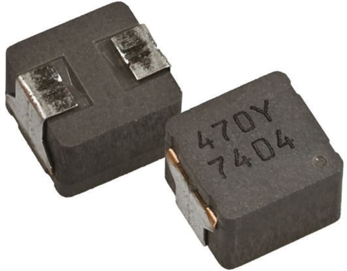 Panasonic, ETQP4M, 0540 Shielded Wire-wound SMD Inductor with a Metal Core, 4.7 μH ±20% Wire-Wound 7.7A Idc
