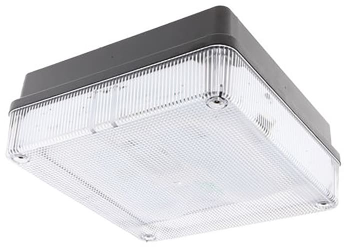 Thorlux Lighting Square Fluorescent Bulkhead Light, 28 W, 230 V ac, Lamp Supplied, IP65