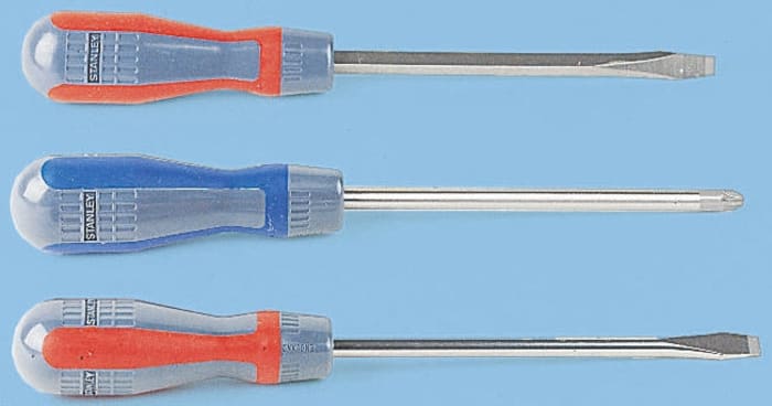 Stanley Instrument Screwdriver, 2.5 mm Tip, 50 mm Blade