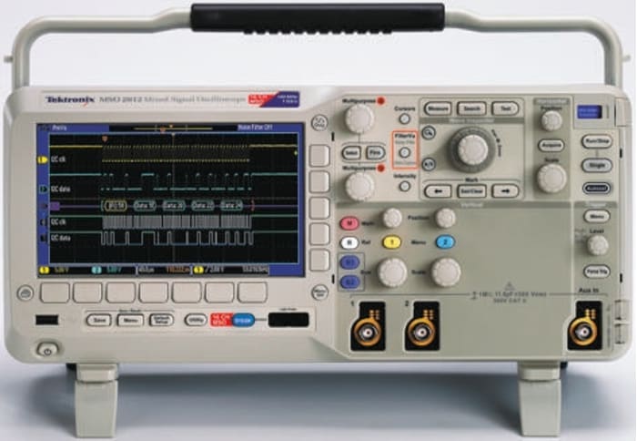 Tektronix MSO2012, MSO2012 Mixed Signal Oscilloscope, 100MHz, 2 Analogue. Ch.