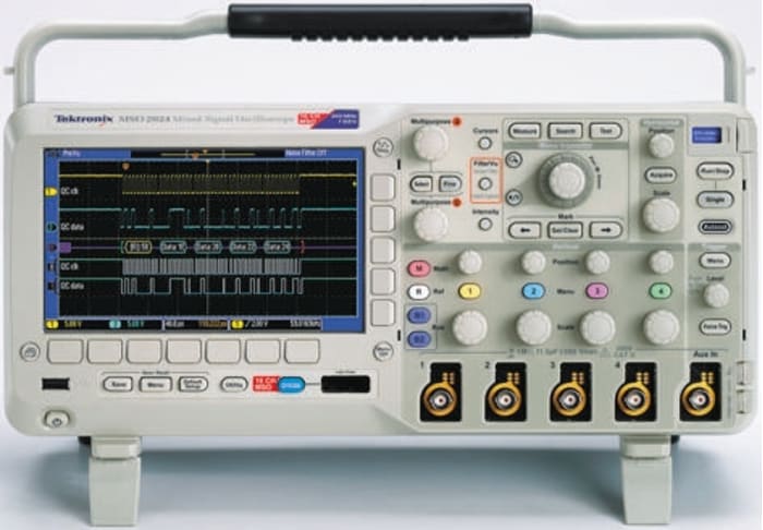 Tektronix MSO2024, MSO2024 Mixed Signal Oscilloscope, 200MHz, 4 Analogue. Ch.