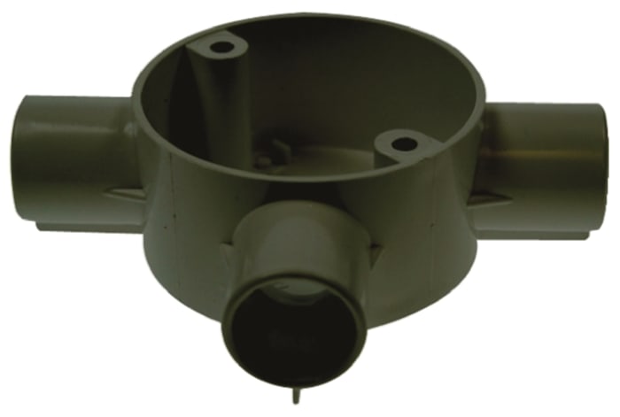 Schneider Electric T Piece, Cable Conduit Fitting, 25mm Nominal Size, PVC, Black