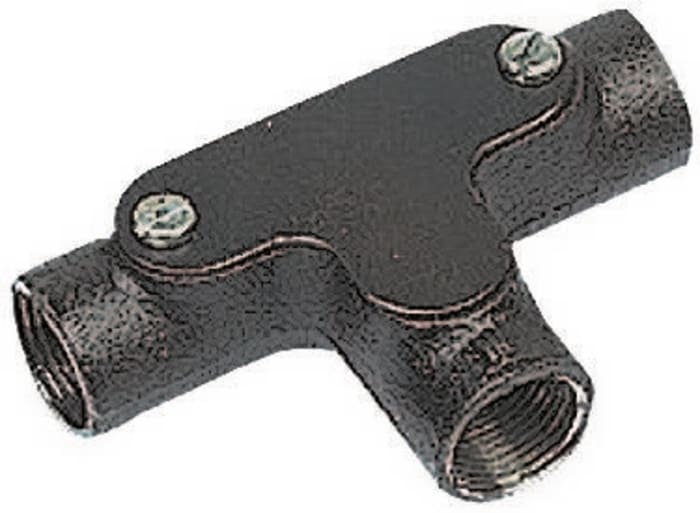 RS PRO T Piece, Cable Conduit Fitting, 25mm Nominal Size, Steel