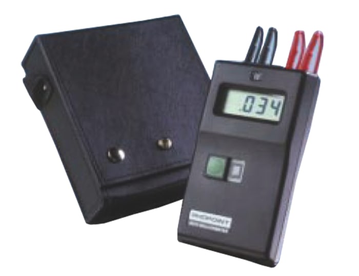 Rhopoint A210-091 Handheld Ohmmeter, 200 Ω Max, 100μΩ Resolution, 4 Wire