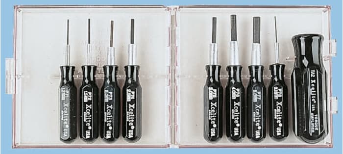 Xcelite 9 piece, 0.89 → 5mm