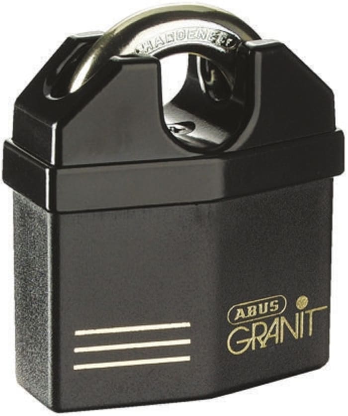 ABUS Key Weatherproof Steel Padlock, 14mm Shackle, 78mm Body