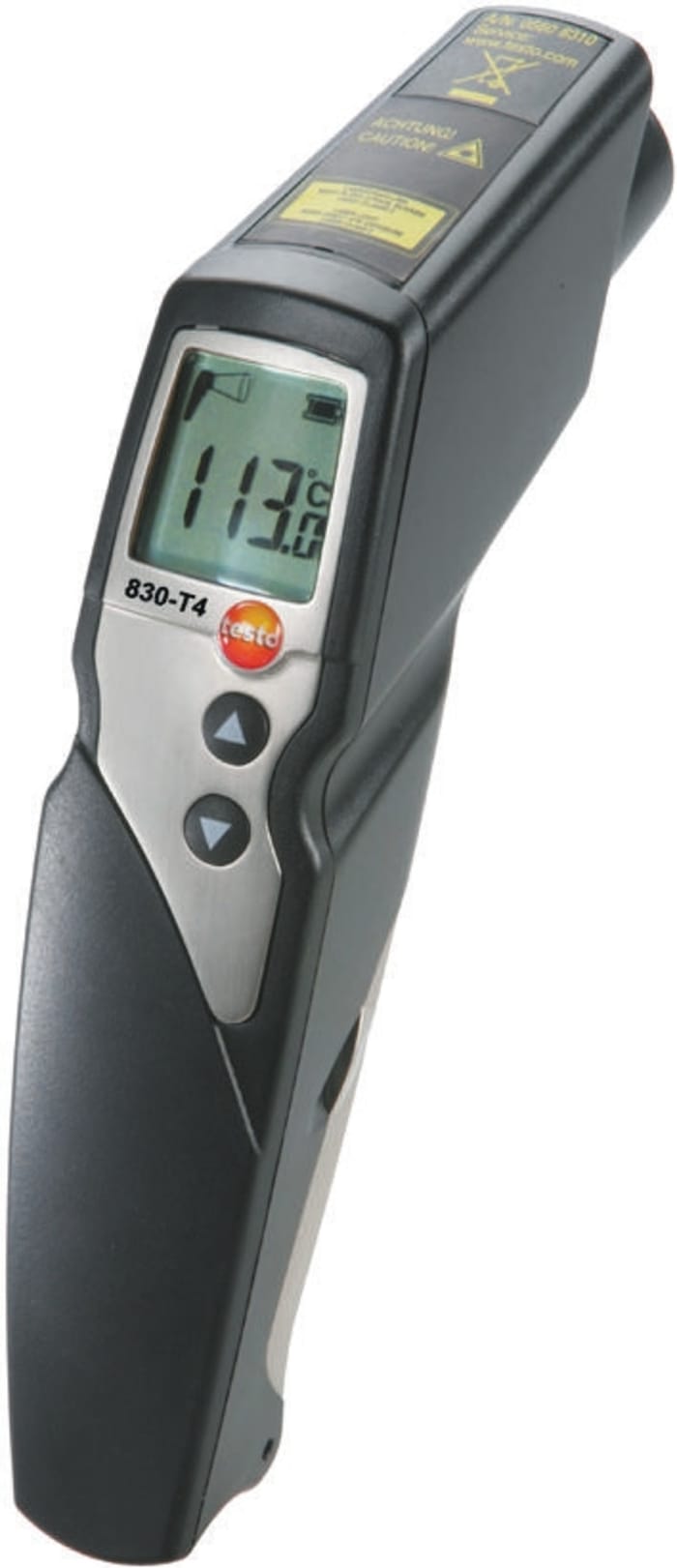 Testo 830 IR Thermometer, -30°C Min, +400°C Max, °C Measurements