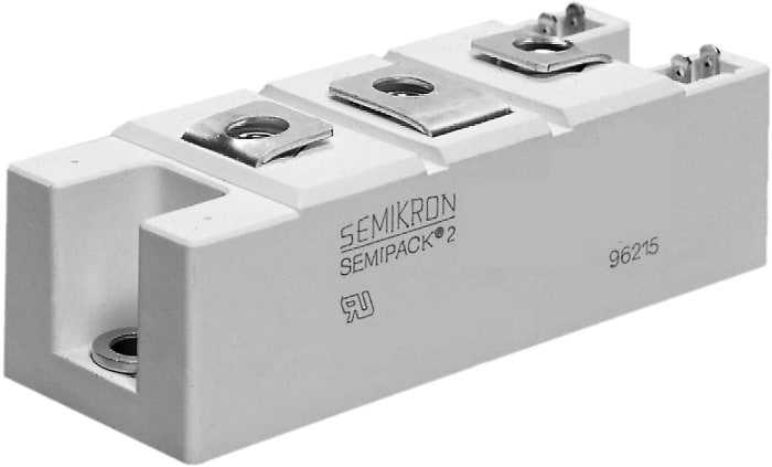 Semikron Danfoss SKKT 132/12 E, Dual Thyristor Module 1200V, 137A 150mA