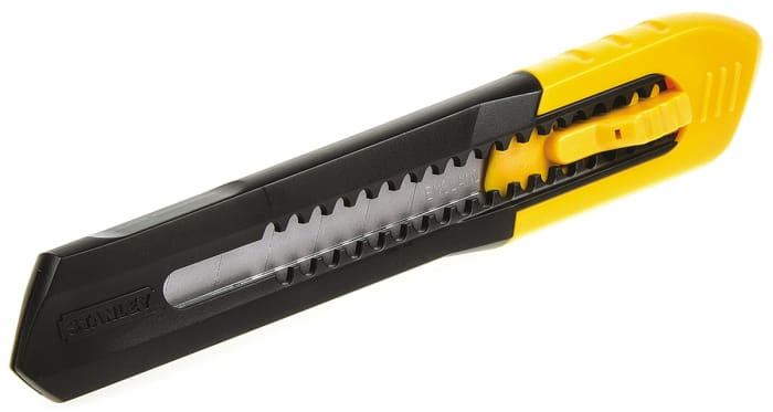 Stanley Safety Knife with Snap-off Blade, Retractable