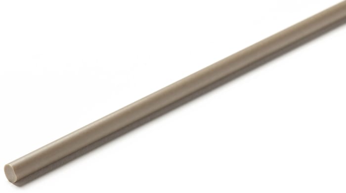 RS PRO White Acetal Rod, 1m x 25mm Diameter
