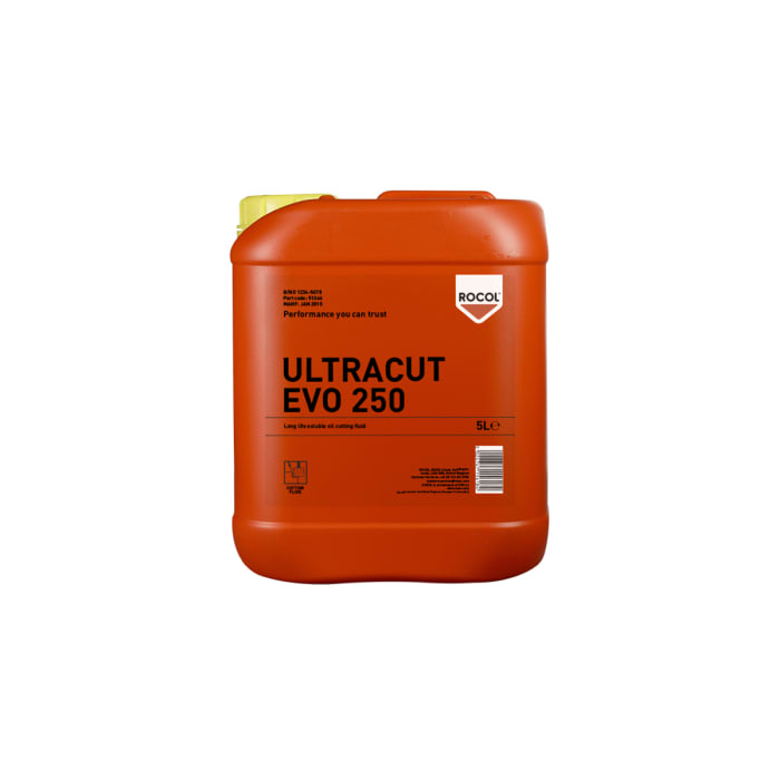 Huile de coupe Rocol Ultracut EVO 250 Rocol, 5 L, Liquide