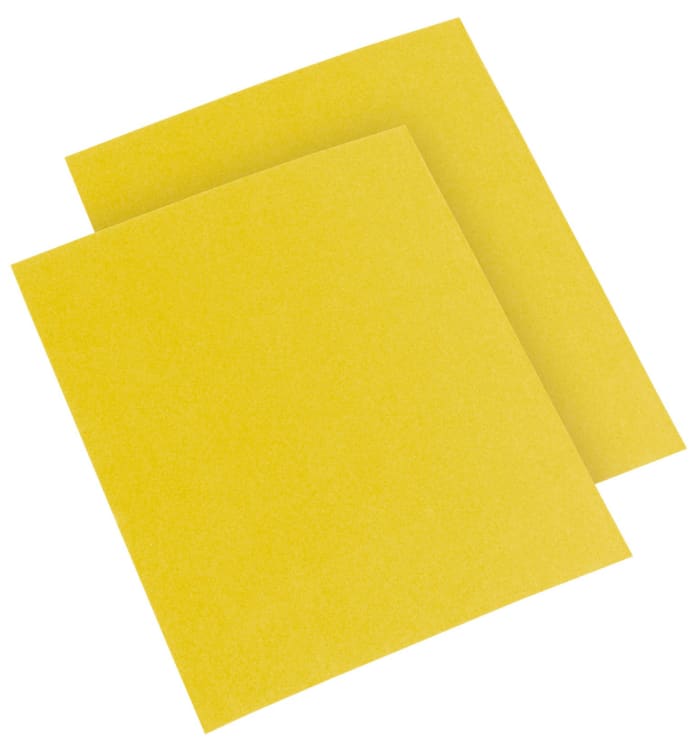 Feuille abrasive Norton Paper Sheet, Oxyde d'aluminium, Grain P60, Moyen, 280mm x 230mm