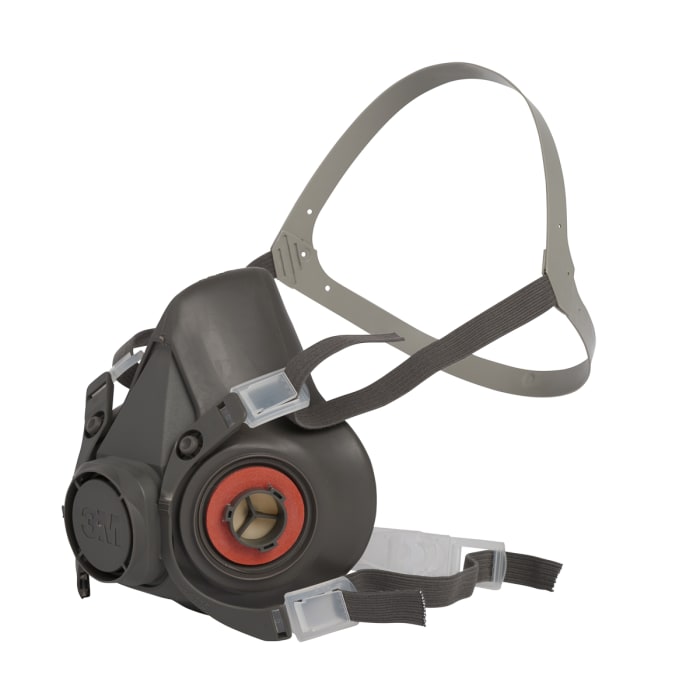 3M 6000 Series Half-Type Respirator Mask, Size Large