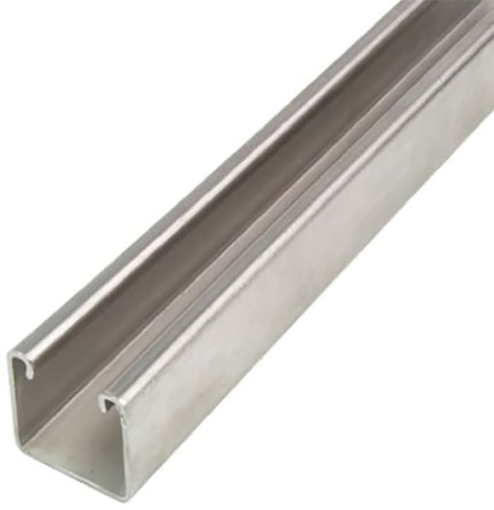 Unistrut 41 x 41mm Stainless Steel Strut, 2m Long