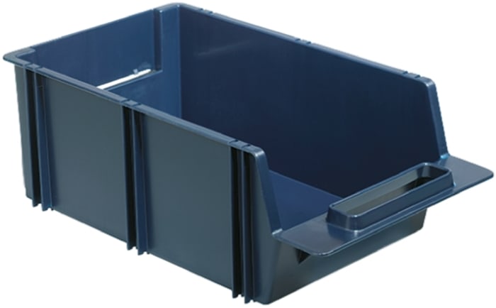 Red shelf bin,375x210x135mm