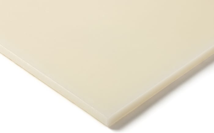 RS PRO Natural Plastic Sheet, 500mm x 300mm x 30mm