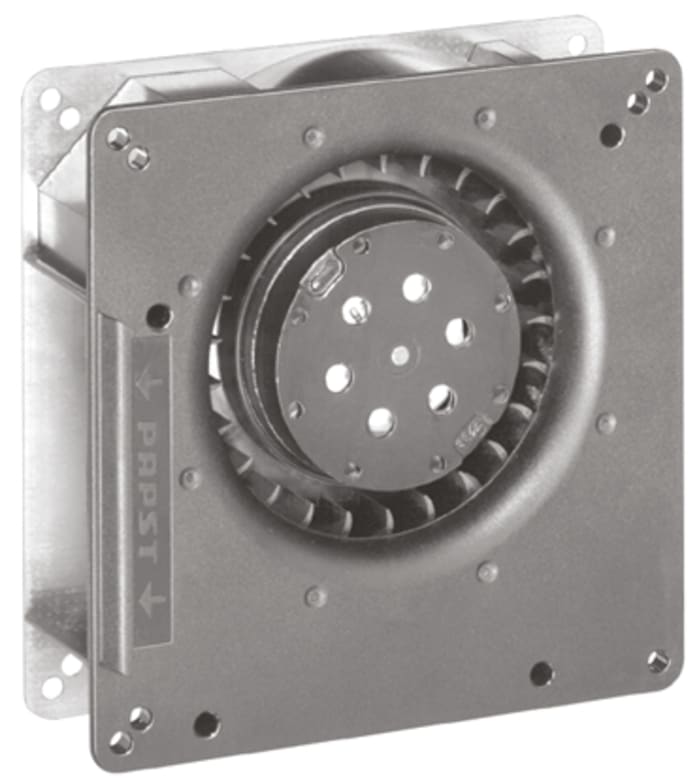 ebm-papst RG90 Series Centrifugal Fan, 115 V ac, 47m³/h, AC Operation, 135 x 135 x 38mm