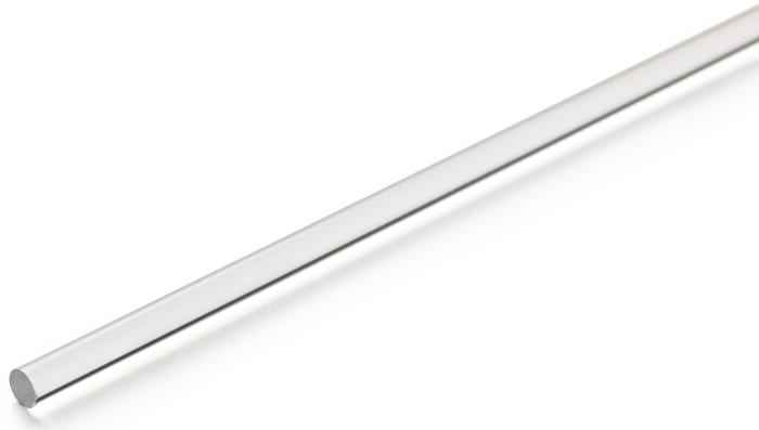 RS PRO Clear Acrylic Rod, 1m x 40mm Diameter