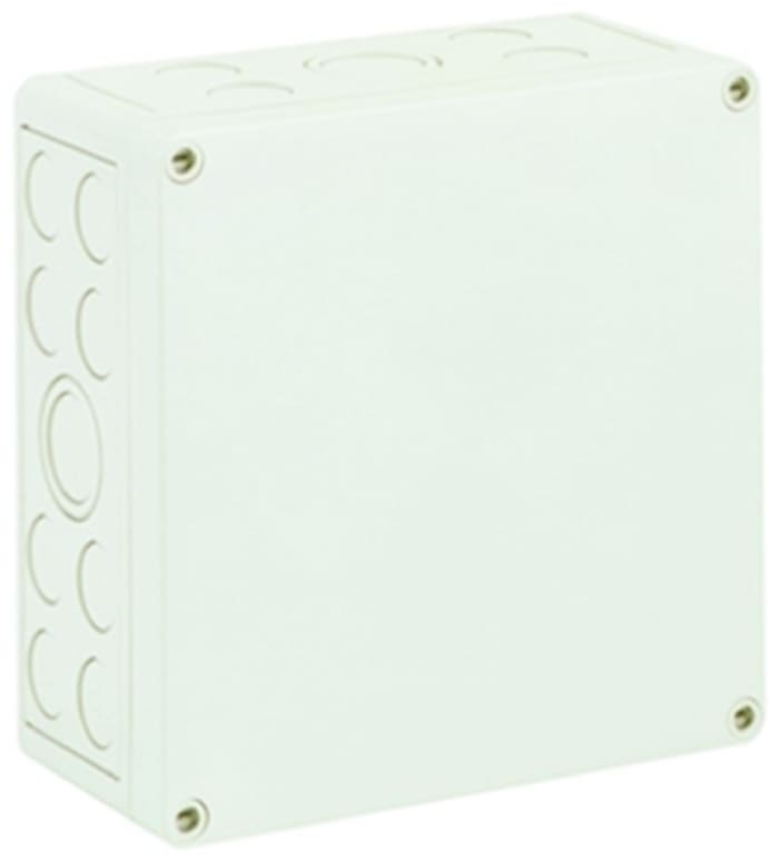Spelsberg TK Series Grey Polycarbonate Enclosure, IP66, Grey Lid, 182 x 180 x 90mm