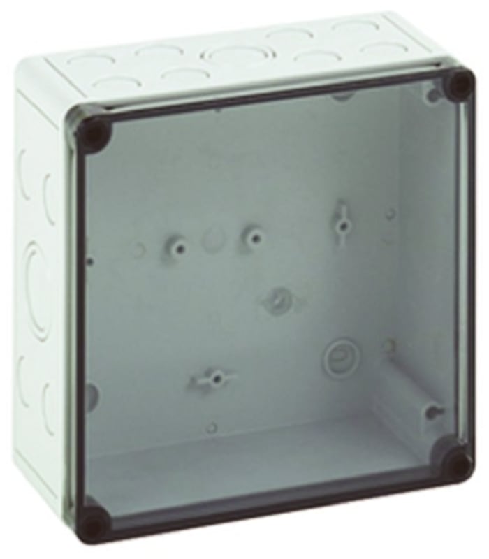Spelsberg TK PC Series Grey Polycarbonate Enclosure, IP66, Transparent Lid, 182 x 180 x 90mm