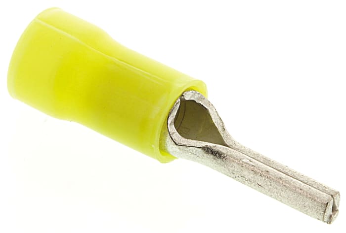 TE Connectivity, PLASTI-GRIP Insulated, Tin Crimp Pin Connector, 2.6mm² to 6.6mm², 12AWG to 10AWG, 2.5mm Pin Diameter,