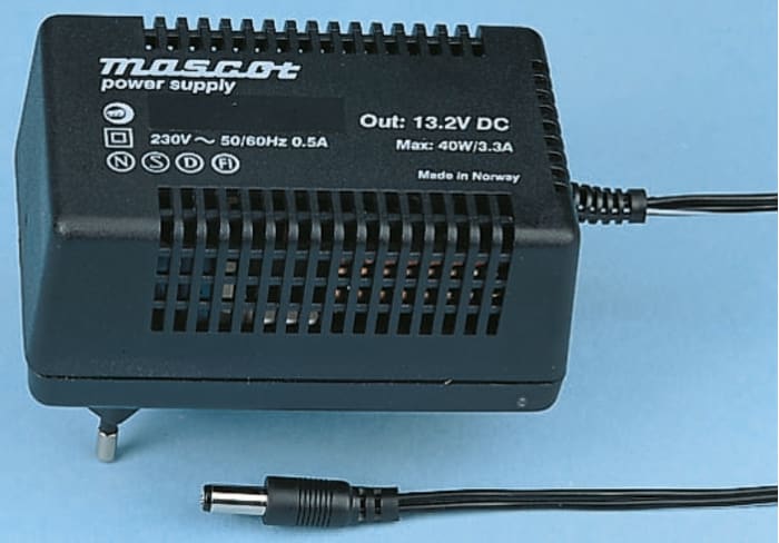 Mascot 8.5W Plug In Power Supply 7.5V dc Output, 1.13A Output