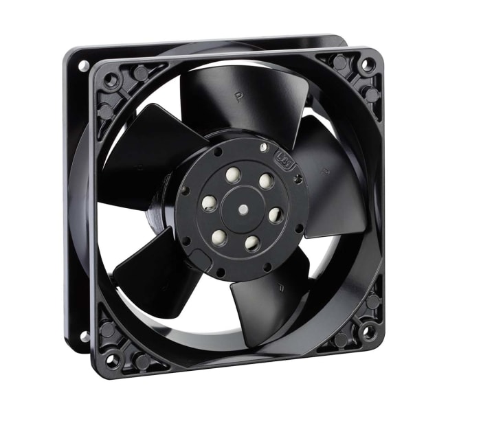 Ventilador Axial ebm-papst 4000 N de 119 x 119 x 38mm, 230 V ac, 10W, 1800rpm, caudal 100m³/h, 32dB, IP20