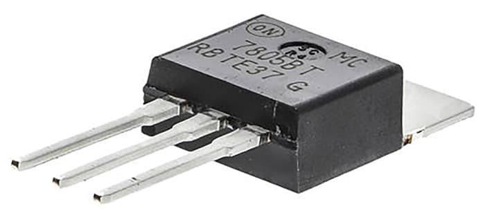 ON Semiconductor, 5 V Linear Voltage Regulator, 1A, 1-Channel, ±4% 3-Pin, TO-220 MC7805BTG