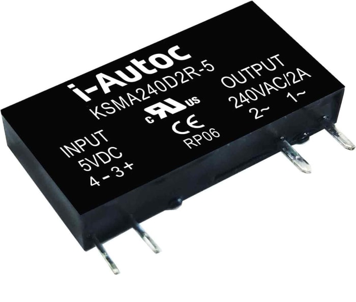 KSMA240D212 iAutoc iAutoc Solid State Relay, 2 A Load, PCB Mount