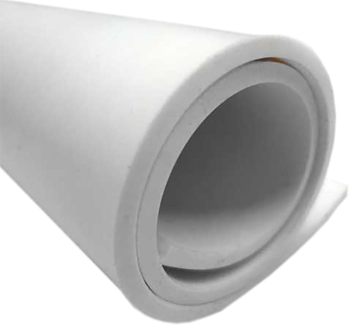 Plaque caoutchouc EPDM blanche, 2m x 1m x 6mm