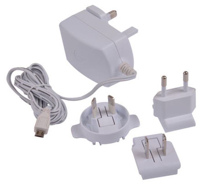Raspberry Pi Power Supply, Micro USB Type B with Universal Plug Type, 1.5m