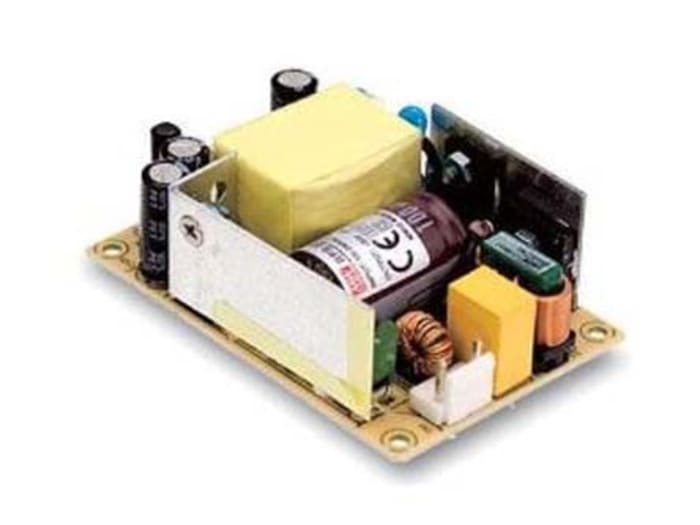 MEAN WELL Switching Power Supply, EPS-65S-12, 12V dc, 5.42A, 65W, 1 Output, 127 → 370 V dc, 90 → 264 V ac