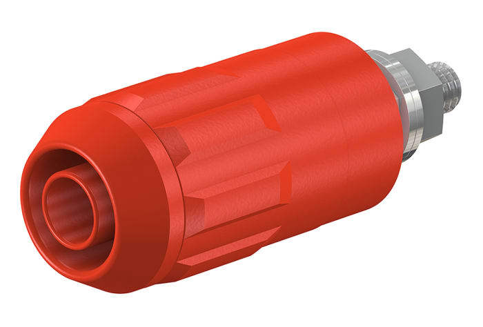 Fiche banane femelle 4 mm Staubli Rouge Femelle 20A 1000V