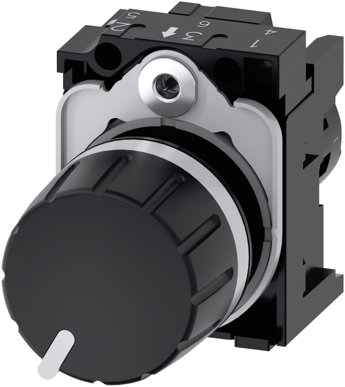 Siemens Potentiometer, 3SU1200-2PQ10-1AA0