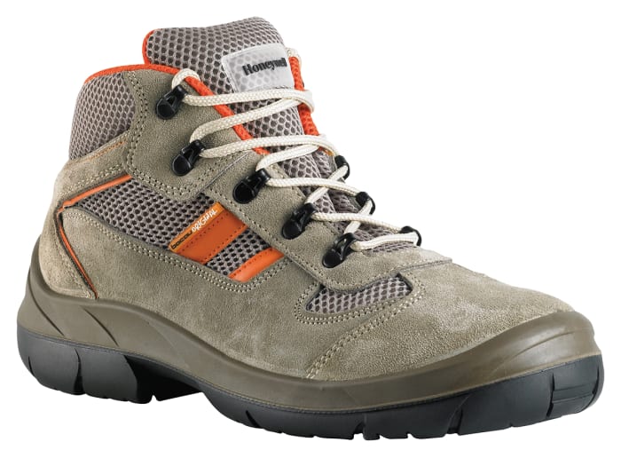 Honeywell Safety Bacou Solana S1P Grey Polymer Toe Capped Safety Boots, UK 7, EU 41