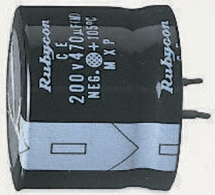 Rubycon 220μF Aluminium Electrolytic Capacitor 250V dc, Snap-In - 250MXG220MEFCSN20X25