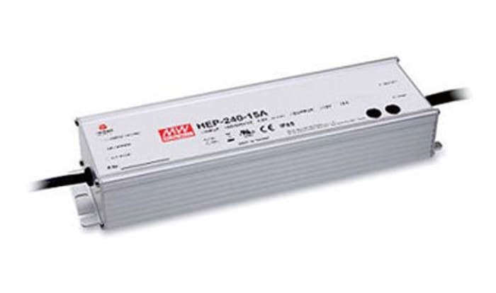 MEAN WELL Embedded Switch Mode Power Supply SMPS, HEP-240-48A, 48V dc, 5A, 240W, 1 Output, 127 → 431 V dc, 90