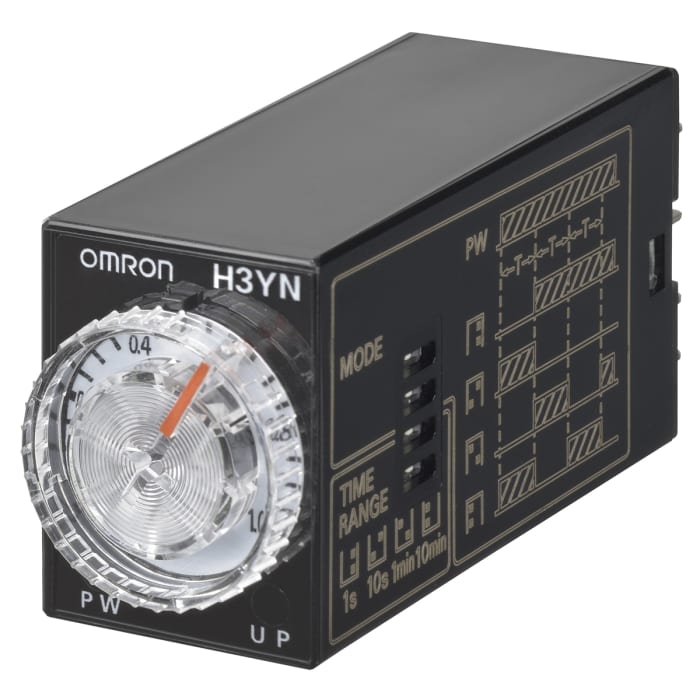 H3YN-41-B AC24 Omron | Omron H3YN Series Panel Mount Timer Relay, 24V ...