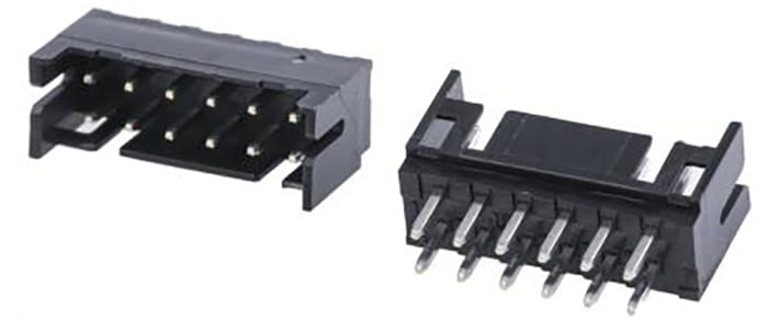Hirose DF11 Series Straight Through Hole PCB Header, 12 Contact(s), 2.0mm Pitch, 2 Row(s), Shrouded