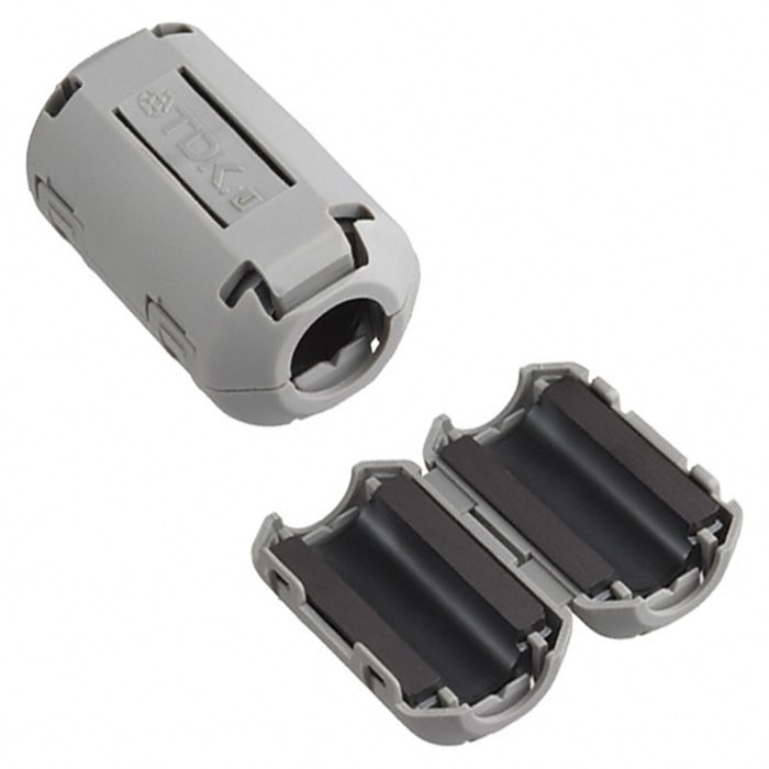 TDK Openable Ferrite Sleeve, 28 Dia. x 35mm, For Suppression Components, Apertures: 1, Diameter 13mm
