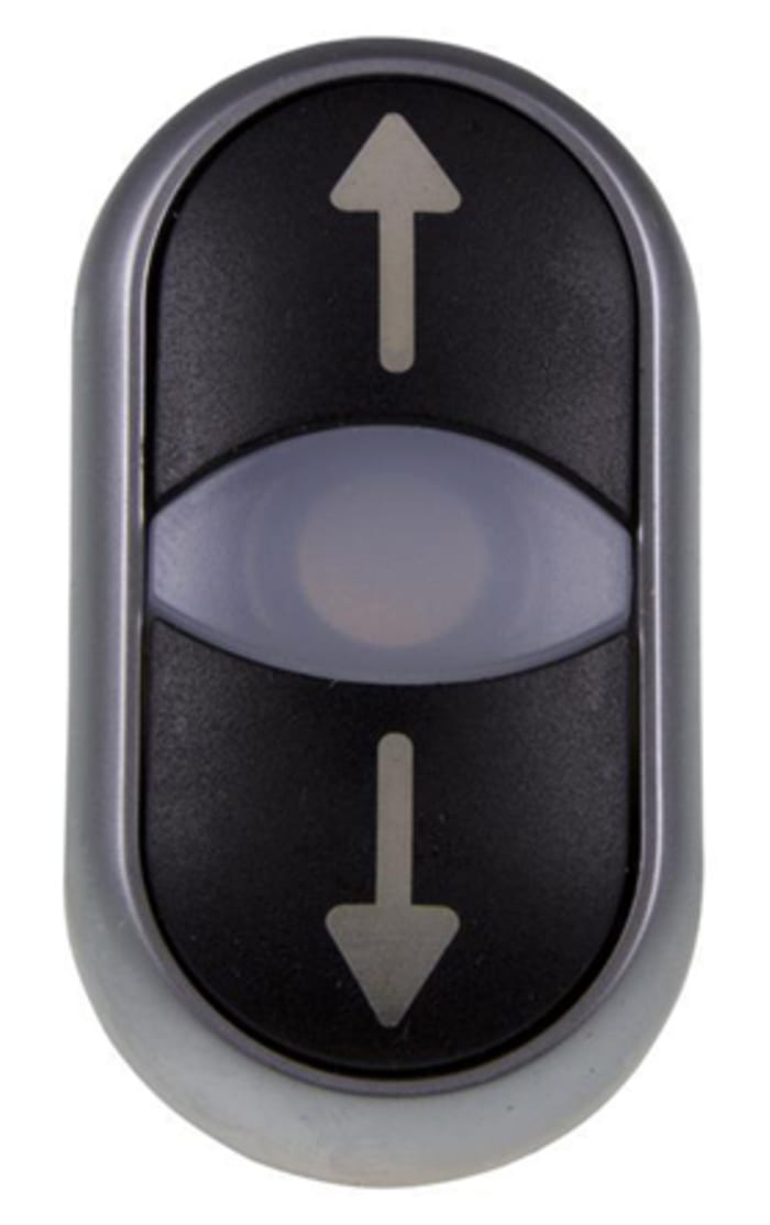 Eaton RMQ Titan M22 Series Black Momentary Push Button, 22mm Cutout, IP66
