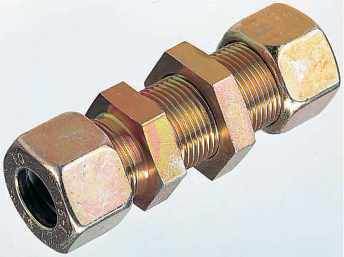 SV10LCF Parker Parker Hydraulic Bulkhead Compression Tube Fitting M16