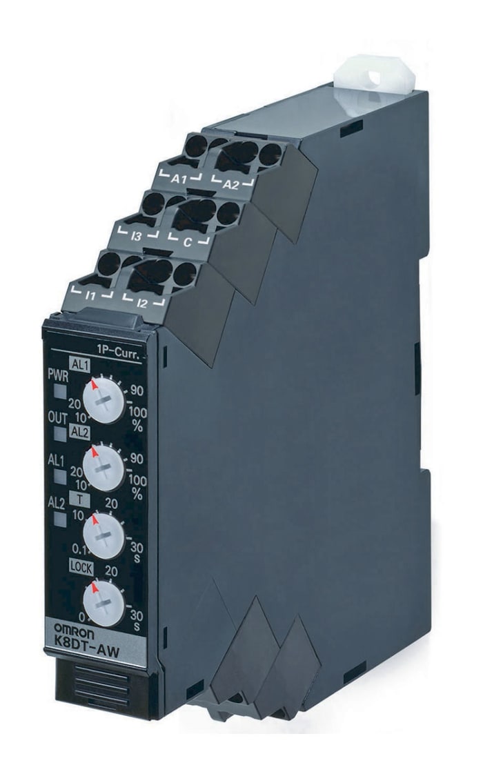 Omron Current Monitoring Relay, 1 Phase, SPDT, DIN Rail