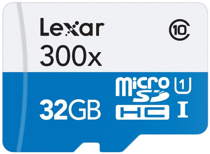 Lexar 32GB MicroSDXC Micro SD Card, Class 10, UHS-1 U1