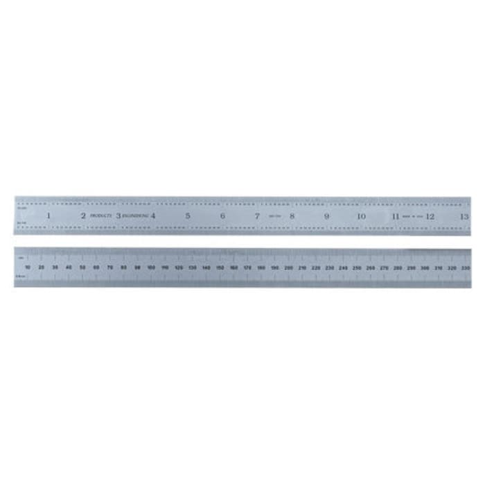 RS PRO 600mm Steel Imperial, Metric Ruler