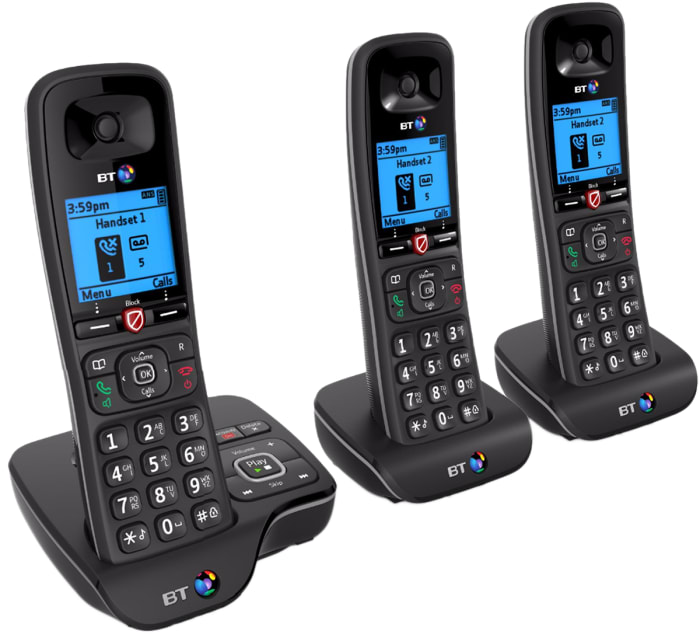 Téléphone BT6600 pour Bureau Sans fil  avec Afficheur LCD Type G - britannique, 3 broches