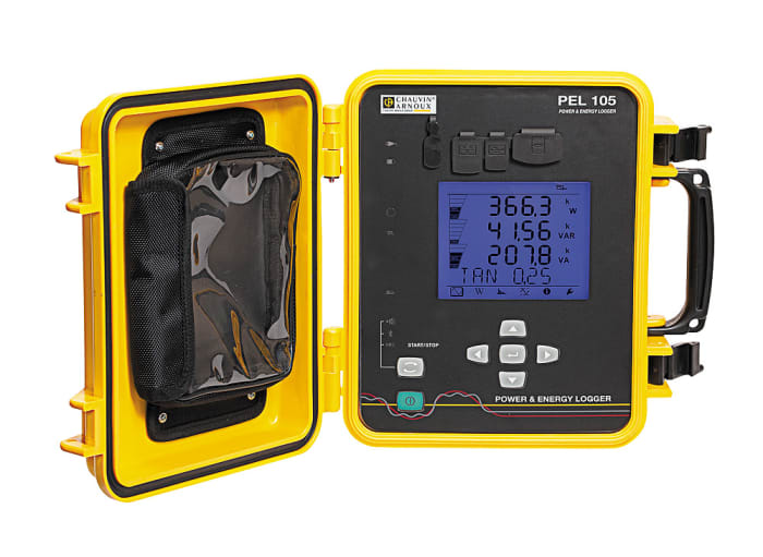 Chauvin Arnoux PEL 105 USB Data Logger Data Logger, Bluetooth, Ethernet, USB, Wi-Fi, 9 Input Channel(s)